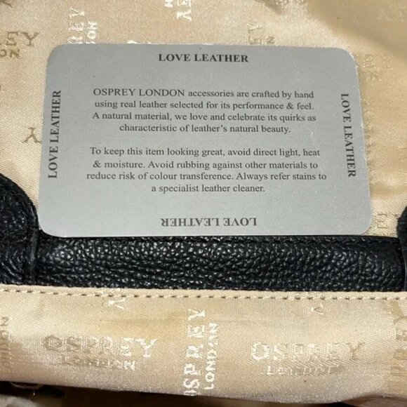 OSPREY LONDON The Rhoda Leather & Suede Backpack - Picture 7 of 10